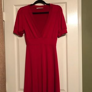 Lightweight red flowing dress size large